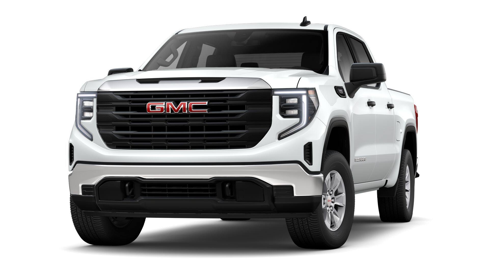 2026 GMC Sierra 1500 Pro in Summit White — front three-quarter view