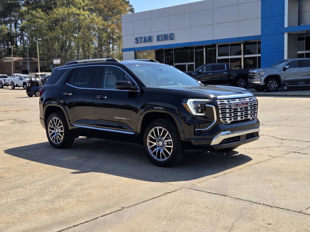 2026 GMC Terrain Denali in Ebony Twilight Metallic — front three-quarter view