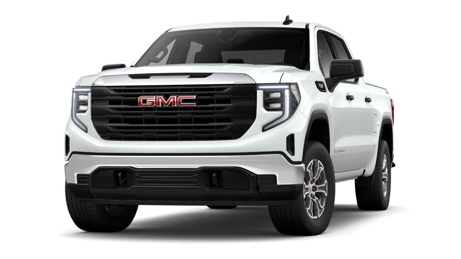 2026 GMC Sierra 1500 Pro in Summit White — front three-quarter view